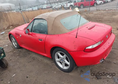 1997 BMW Z3 2.8L Roadster z USA, uszkodzony, nr VIN 4USCJ3325VLC03560